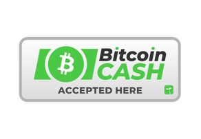 We accept Bitcoin cash