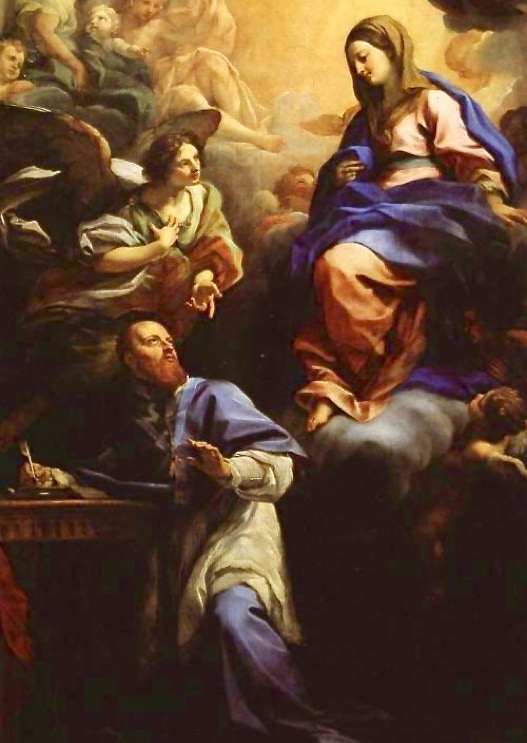 St Francis de Sales sees the Holy Mother