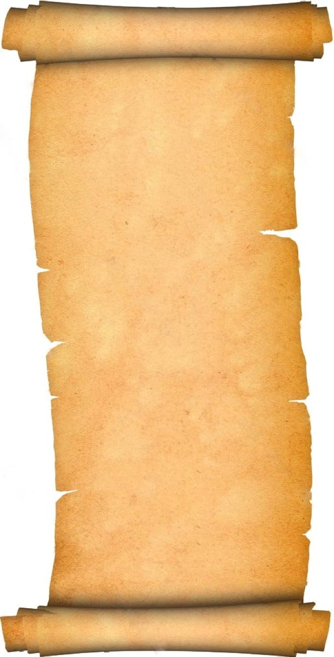 Parchment scroll